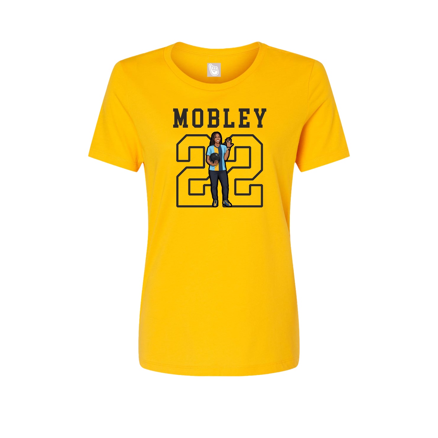 Fitted Women's Tee — Shirsey in Gold