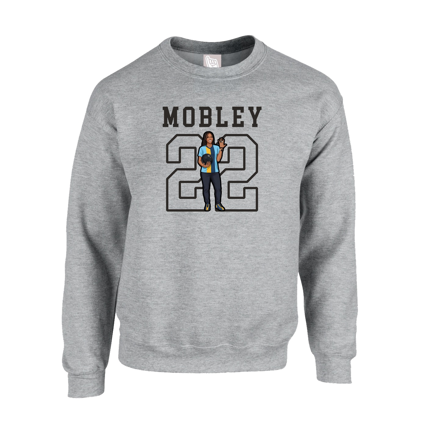 Fleece Crew — Shirsey in Grey