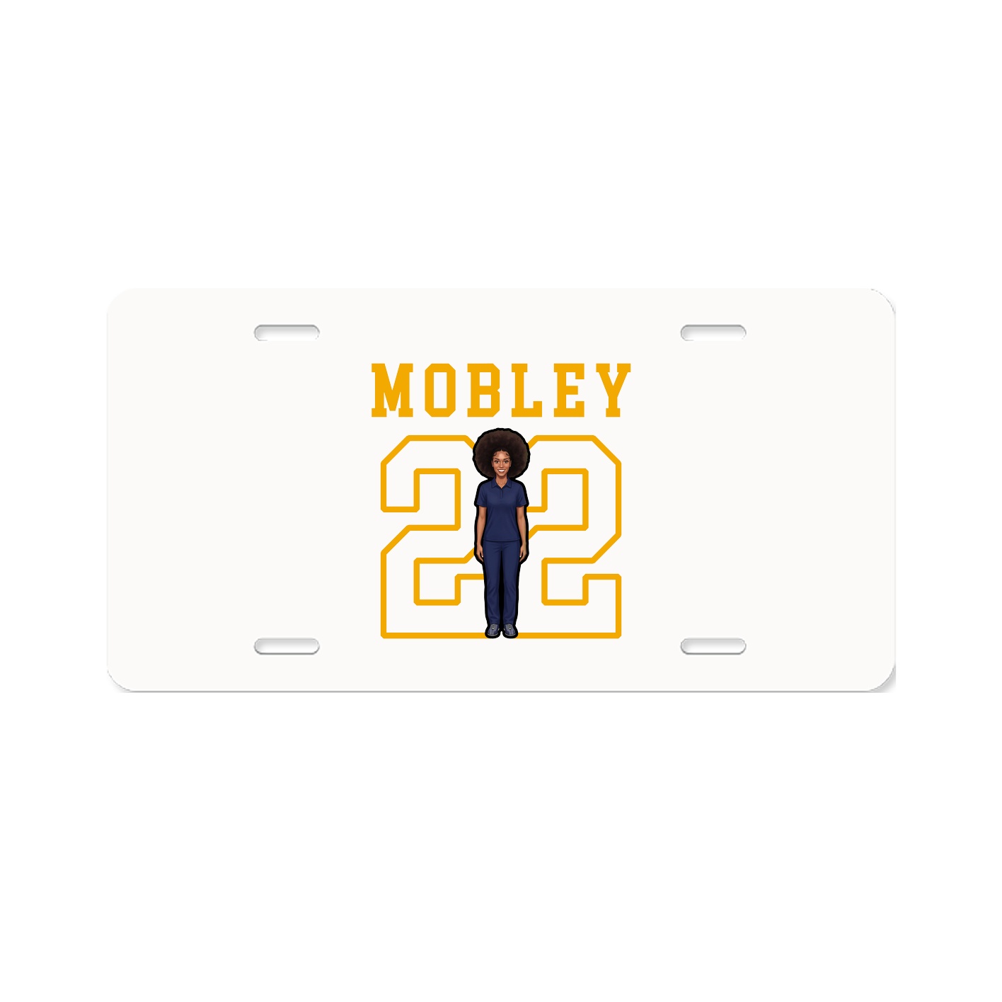 License Plate — Shirsey in Classic