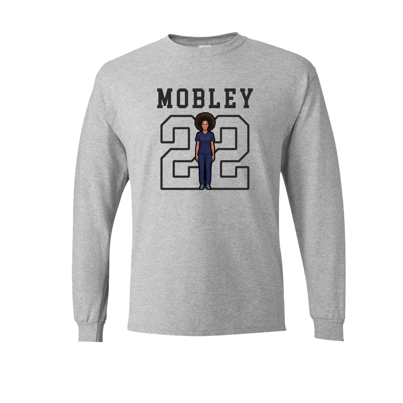 Long Sleeve Tee — Shirsey in Grey