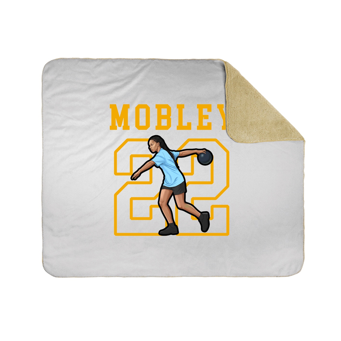 Throw Blanket — Shirsey in White