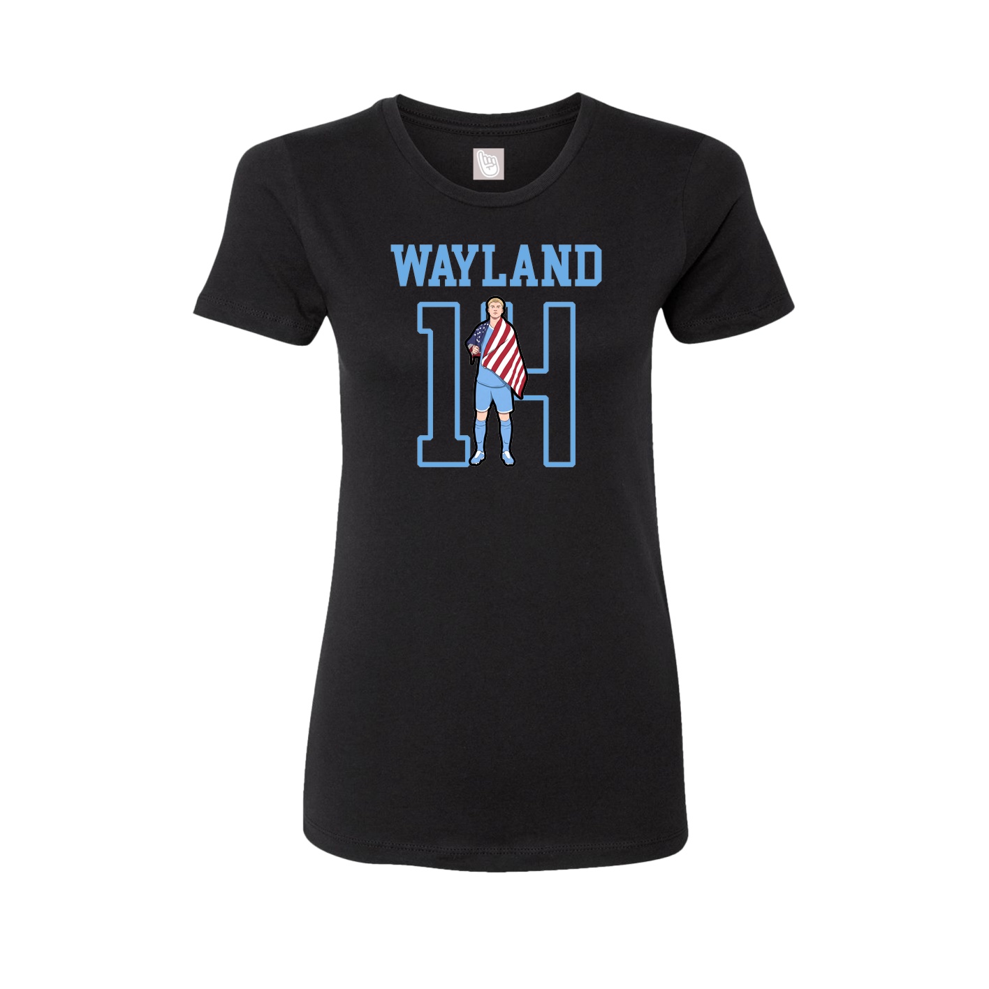 Fitted Women's Tee — Shirsey in Black