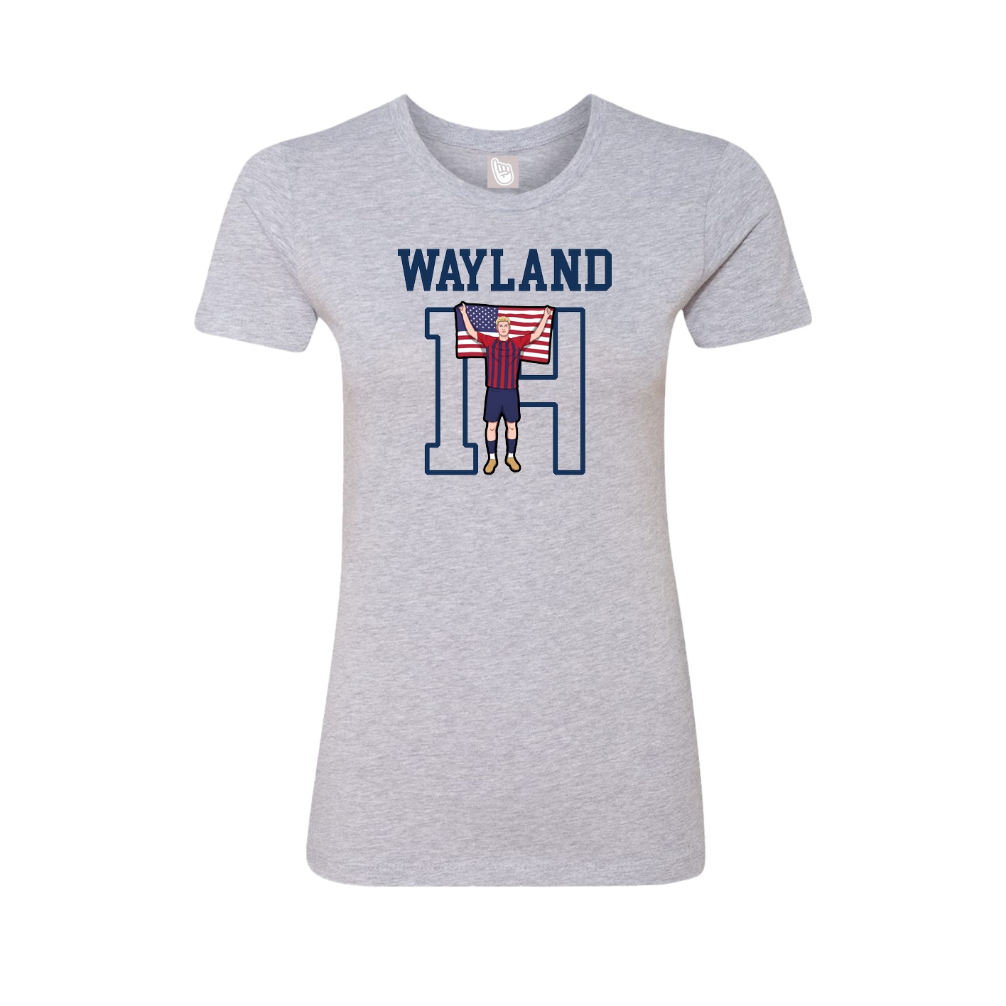 Fitted Women's Tee — Shirsey in Grey