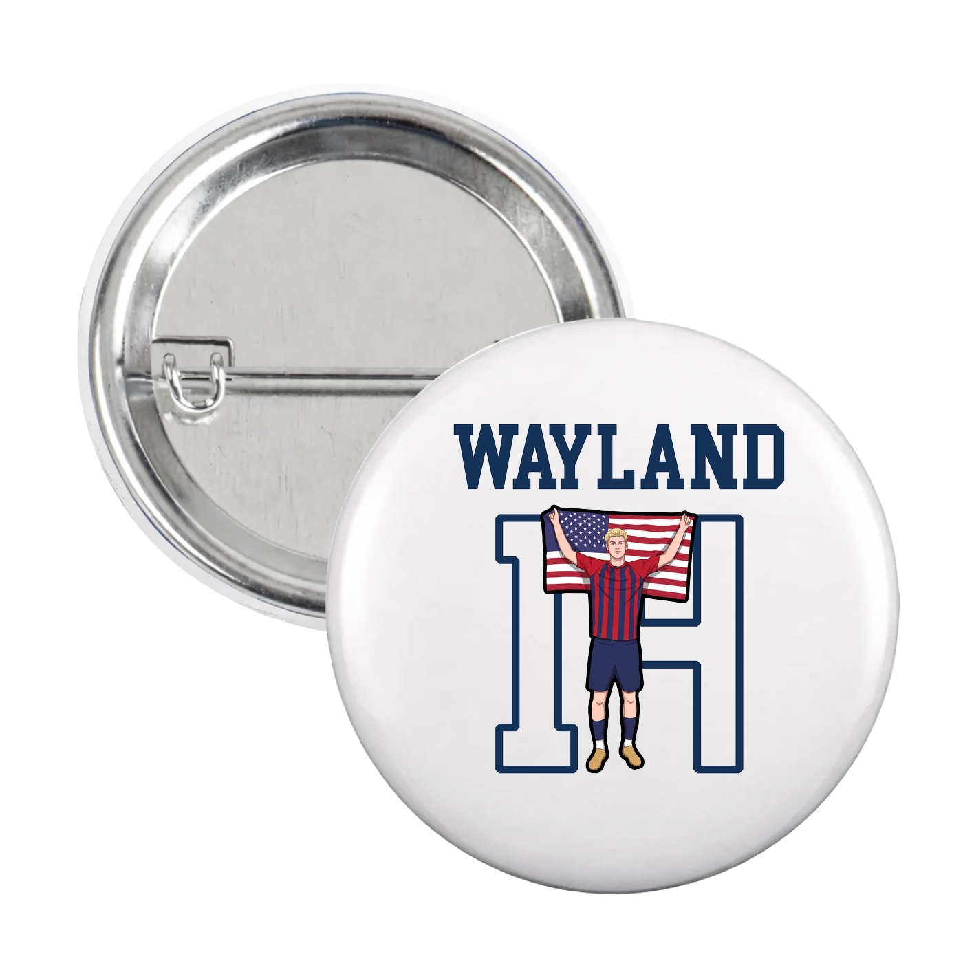 Game Day Button — Shirsey in White