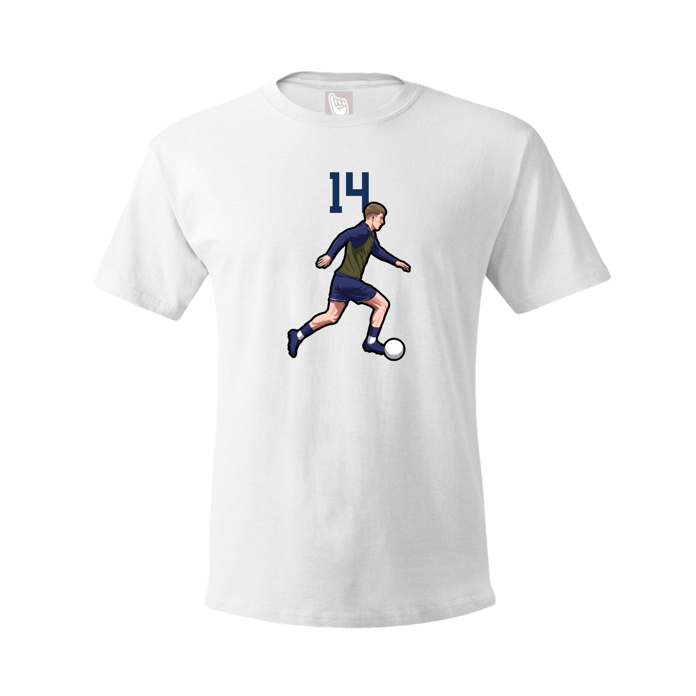 Tee — Number Top in White