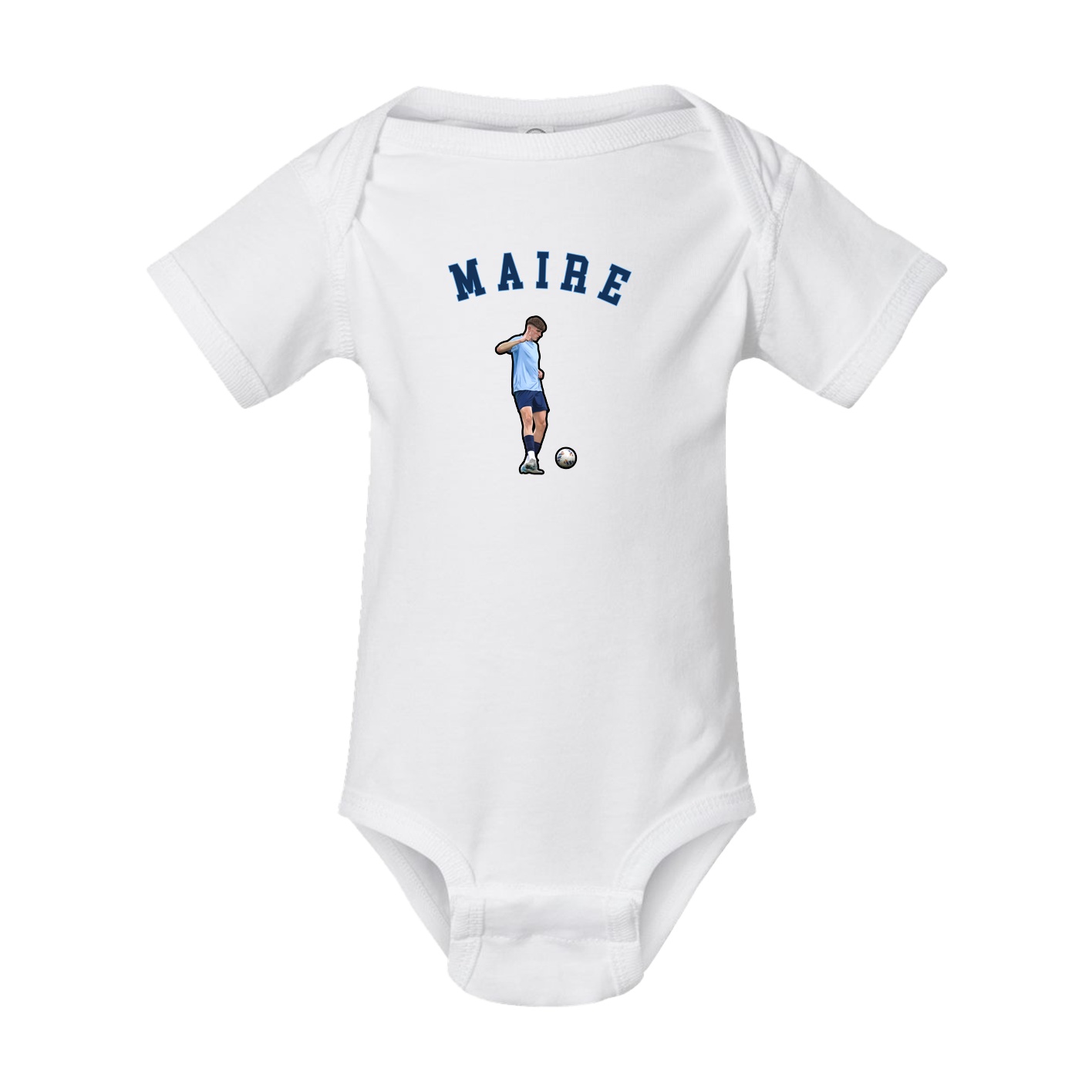Baby Onesie — Shirsey Arch in White