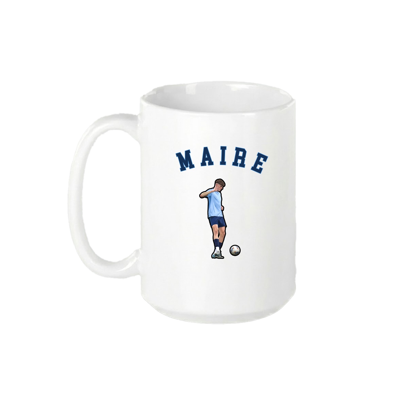 15oz Coffee Mug — Shirsey Arch in White