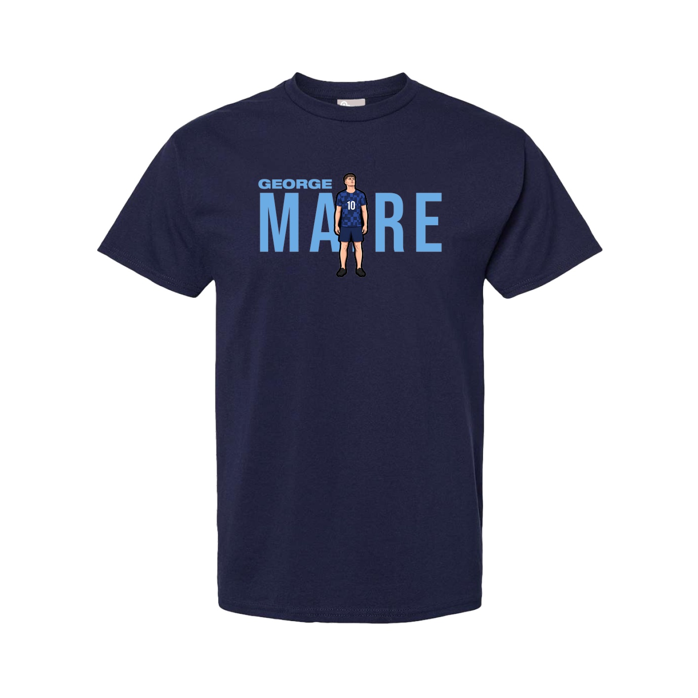 Tee — Player Name in Navy