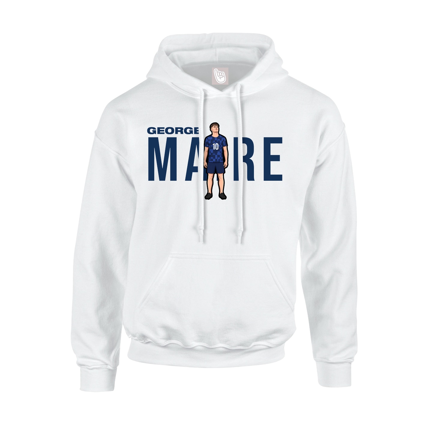 Hoodie — Player Name in White
