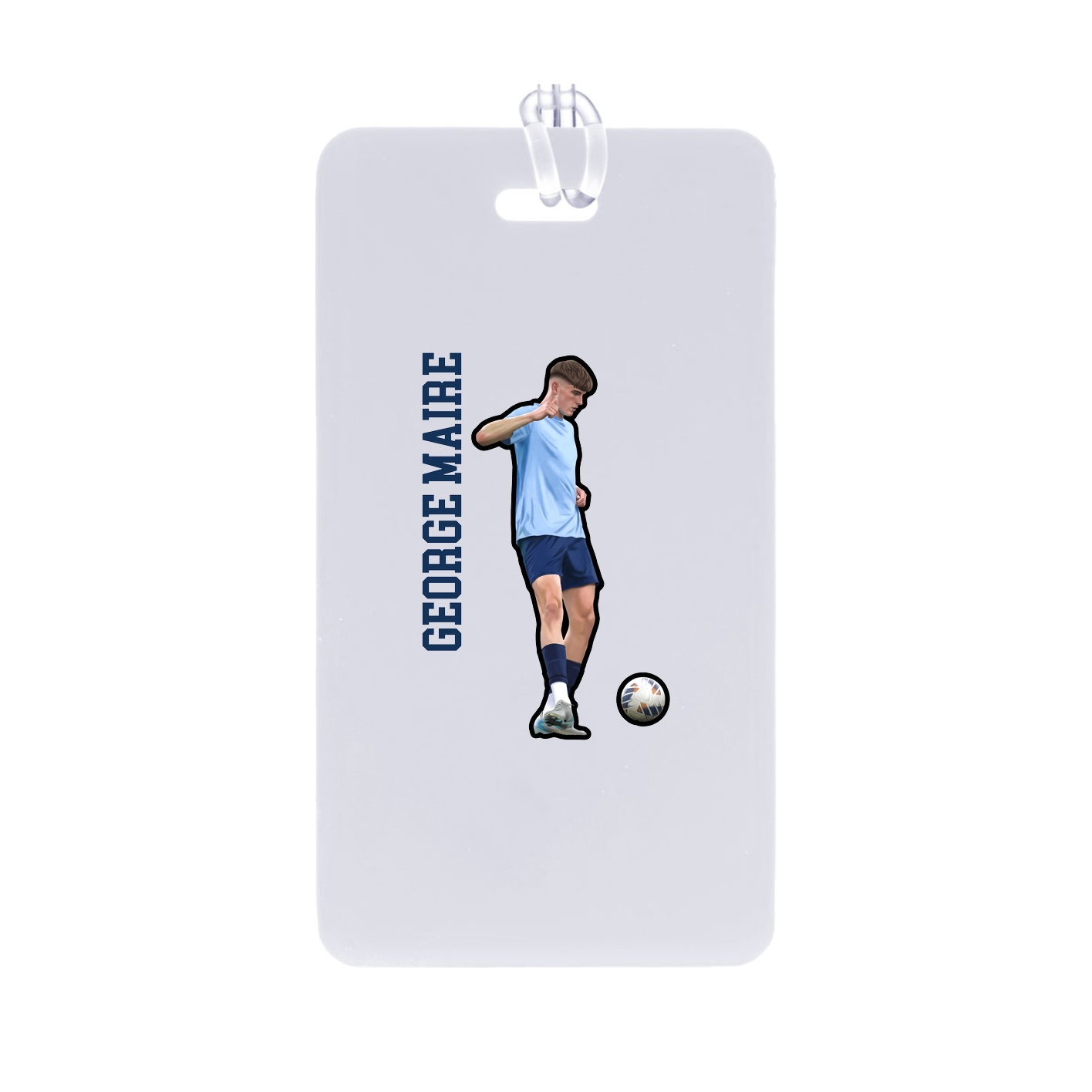 Bag Tag — Name Vertical in Classic