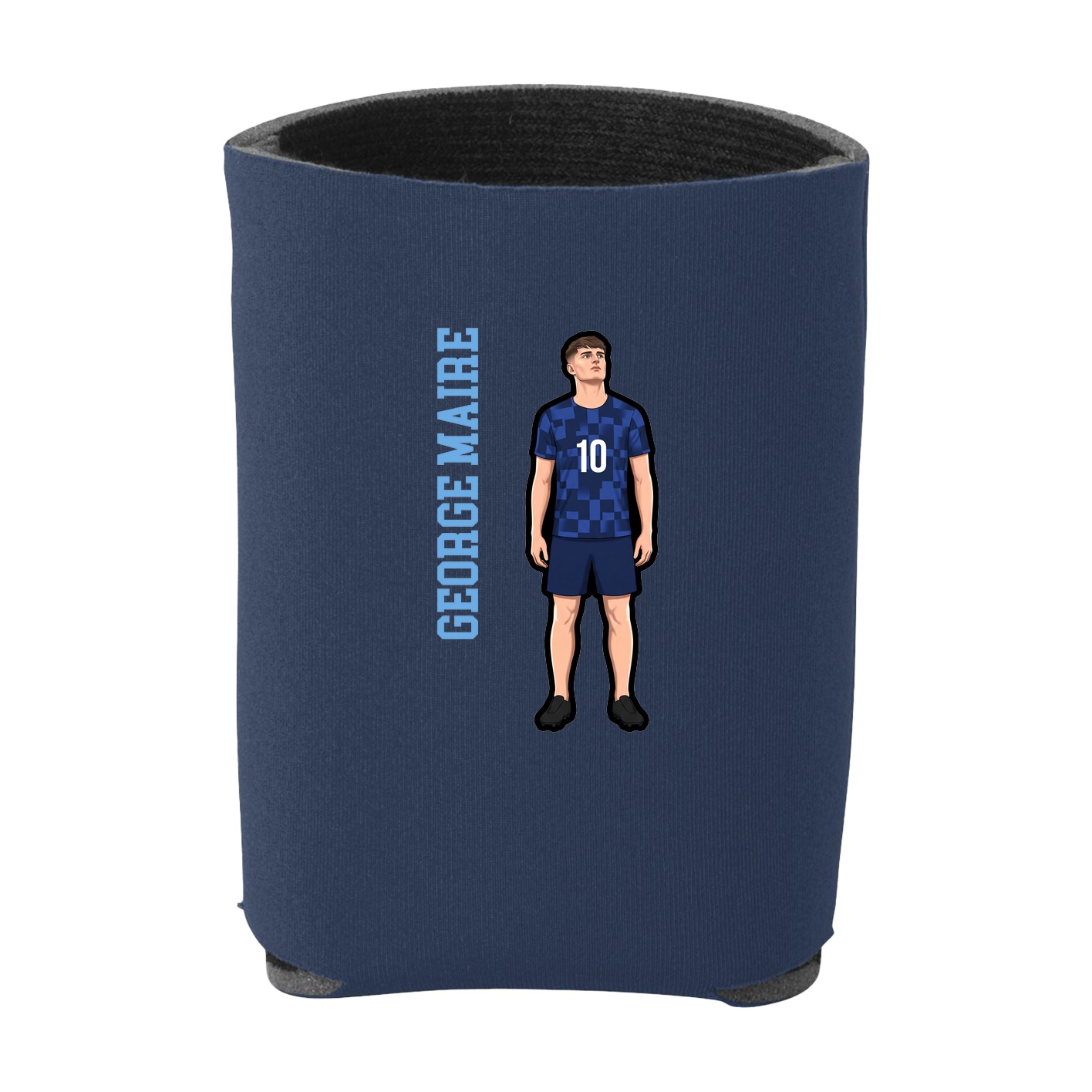 Can Holder — Name Vertical in Navy