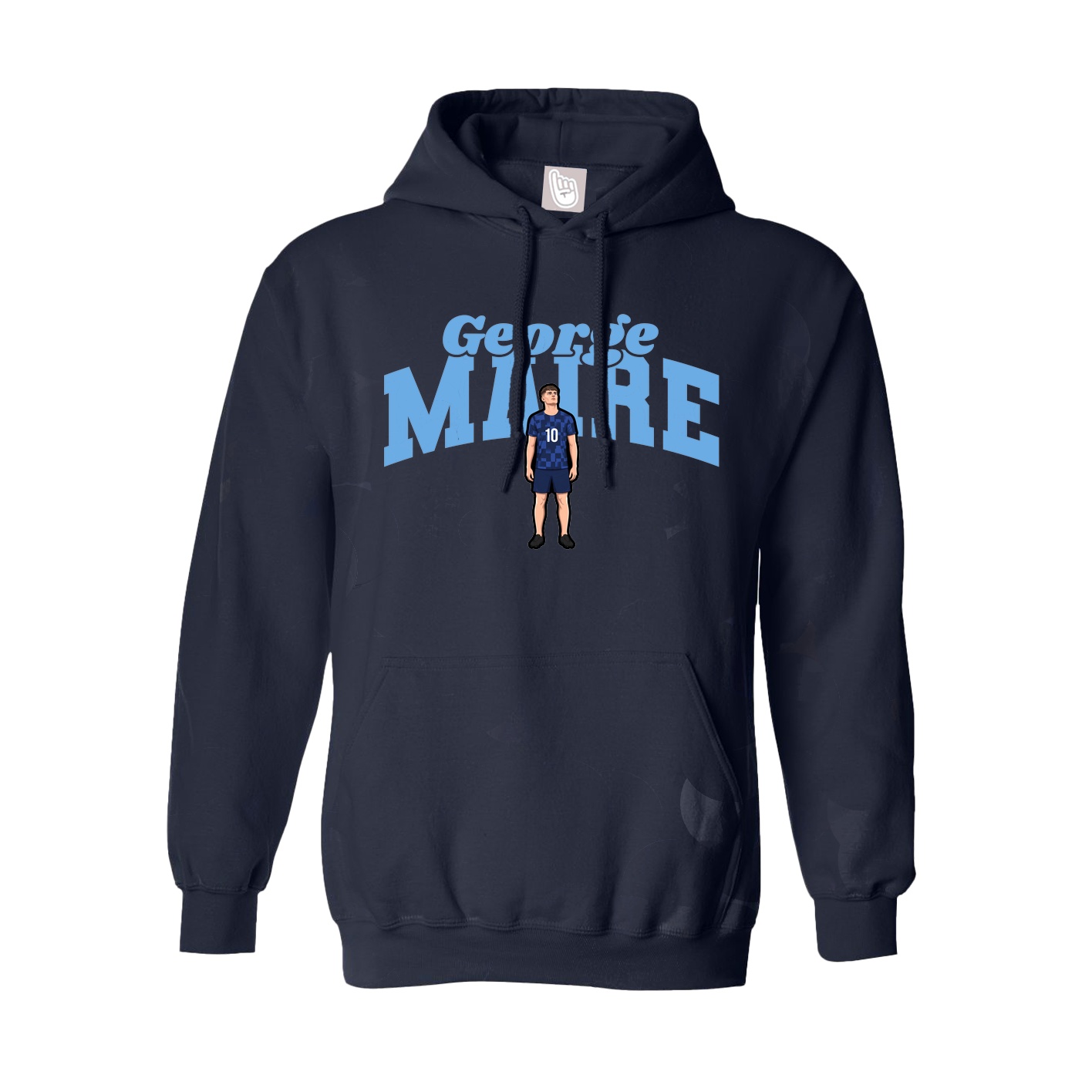 Hoodie — Signature Arch in Navy