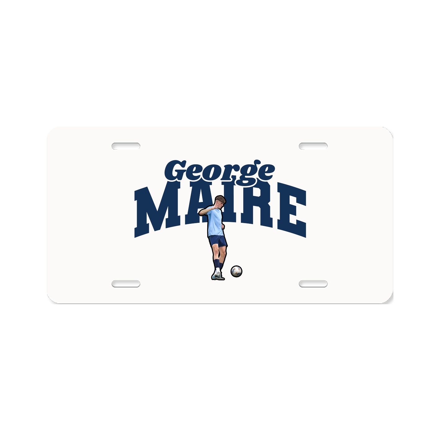 License Plate — Signature Arch in Classic