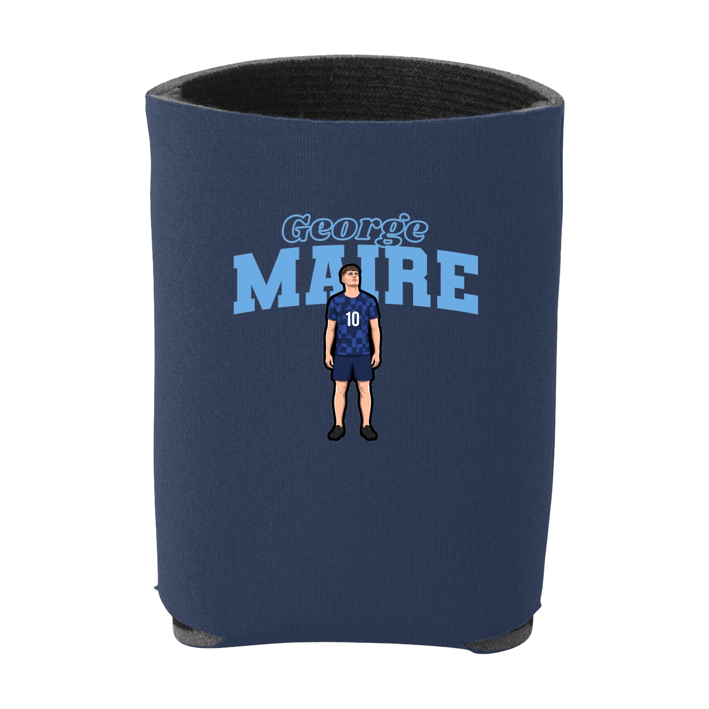 Can Holder — Name Arch in Navy