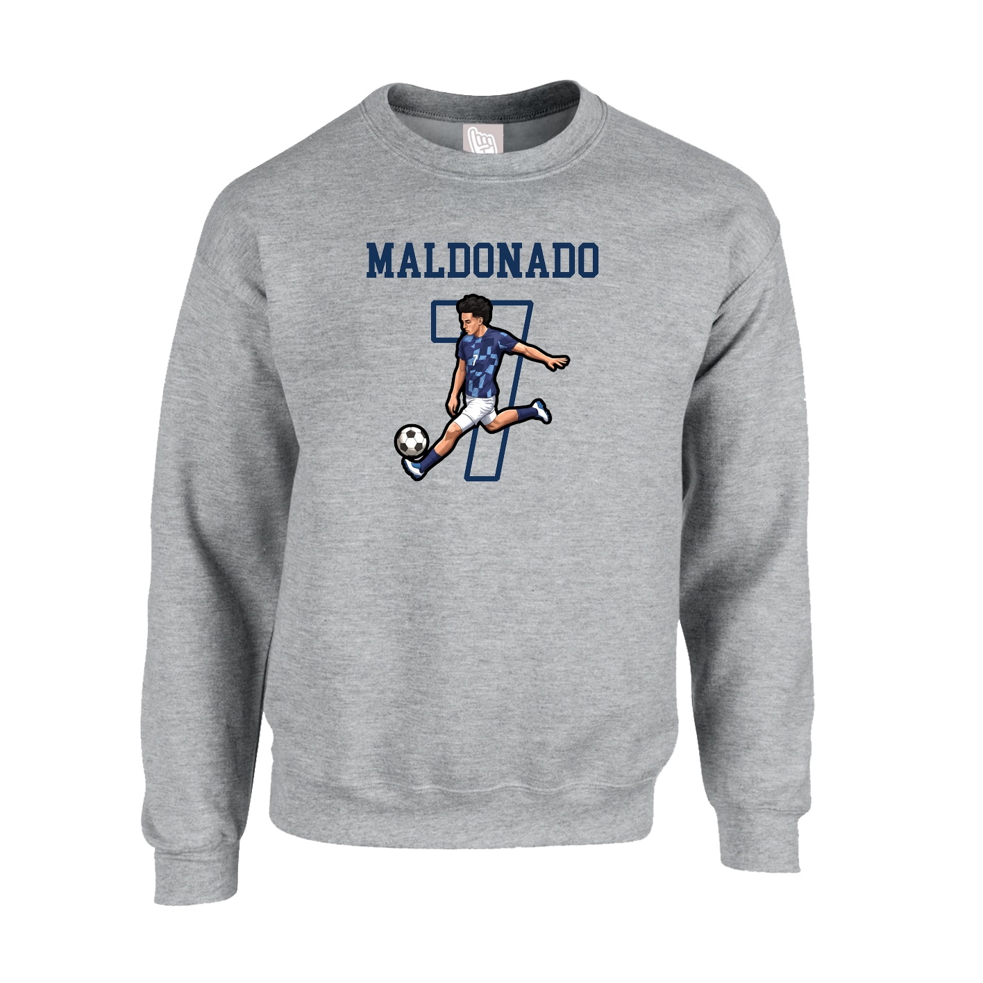 Fleece Crew — Shirsey in Grey