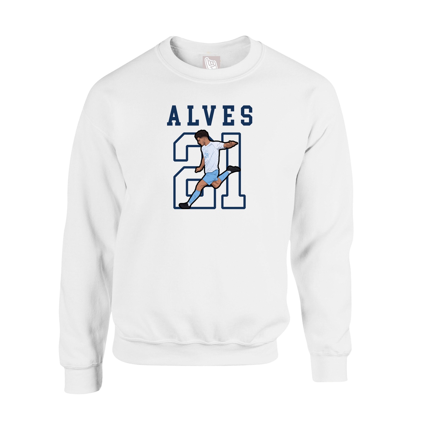 Fleece Crew — Shirsey in White