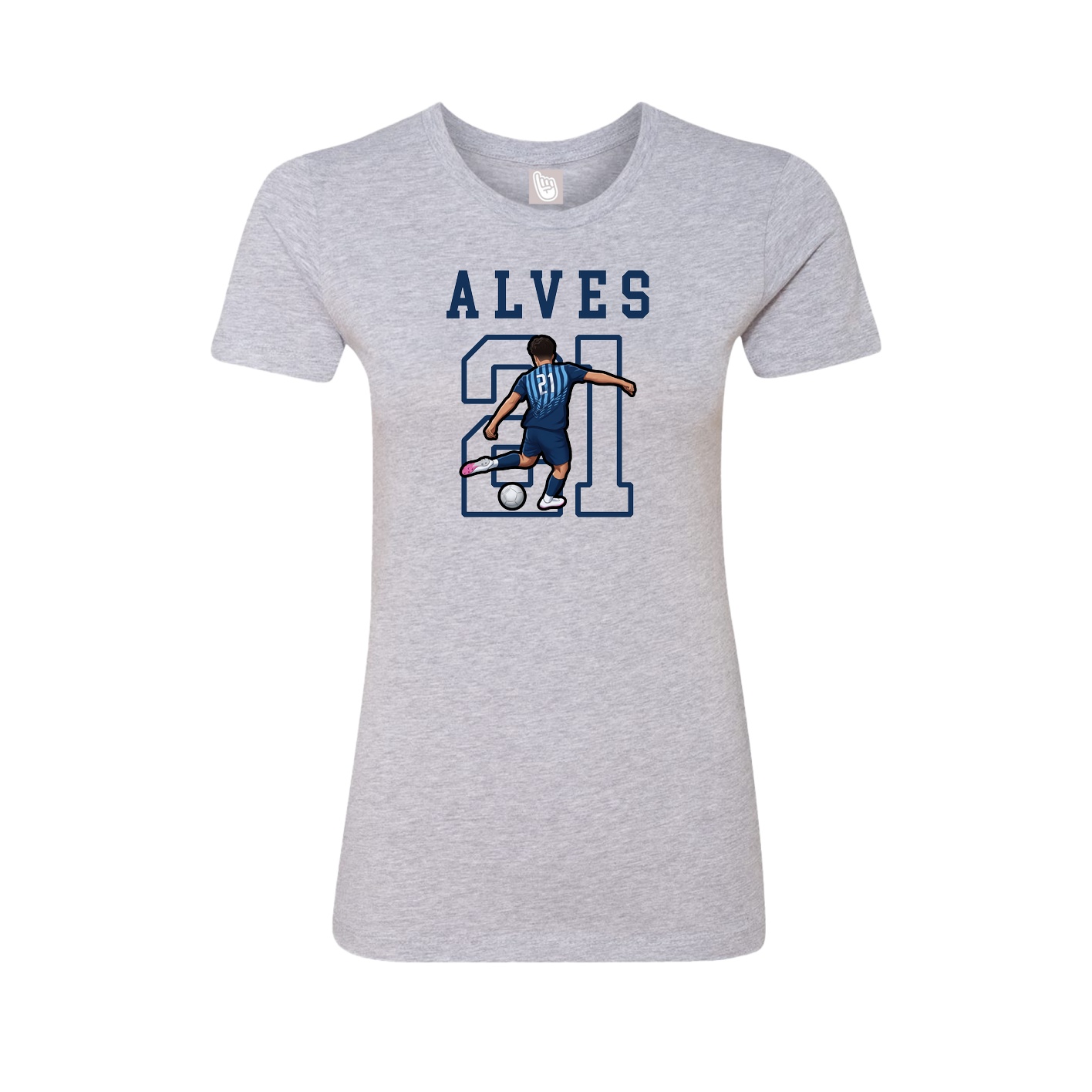 Fitted Women's Tee — Shirsey in Grey