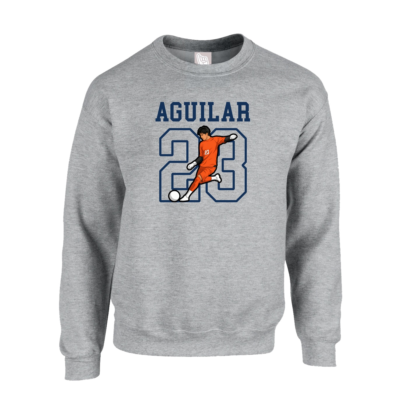 Fleece Crew — Shirsey in Grey