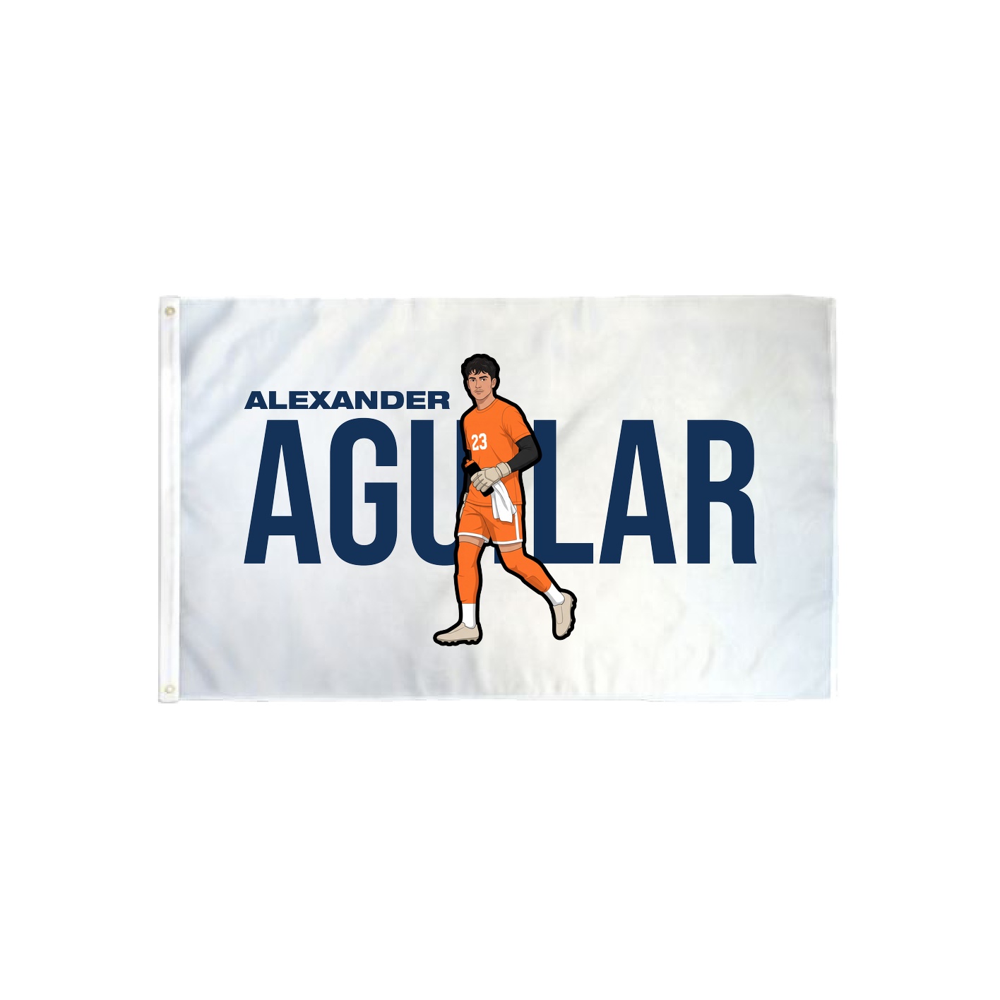 3x5 Flag — Player Name in Classic