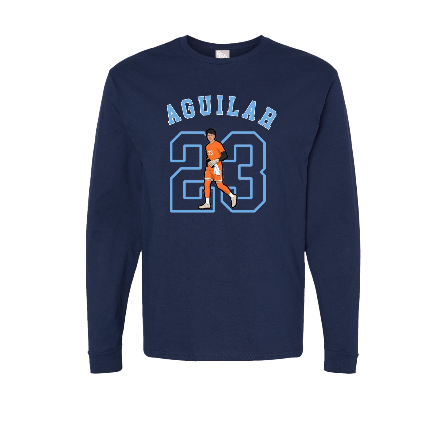 Long Sleeve Tee — Shirsey Arch in Navy
