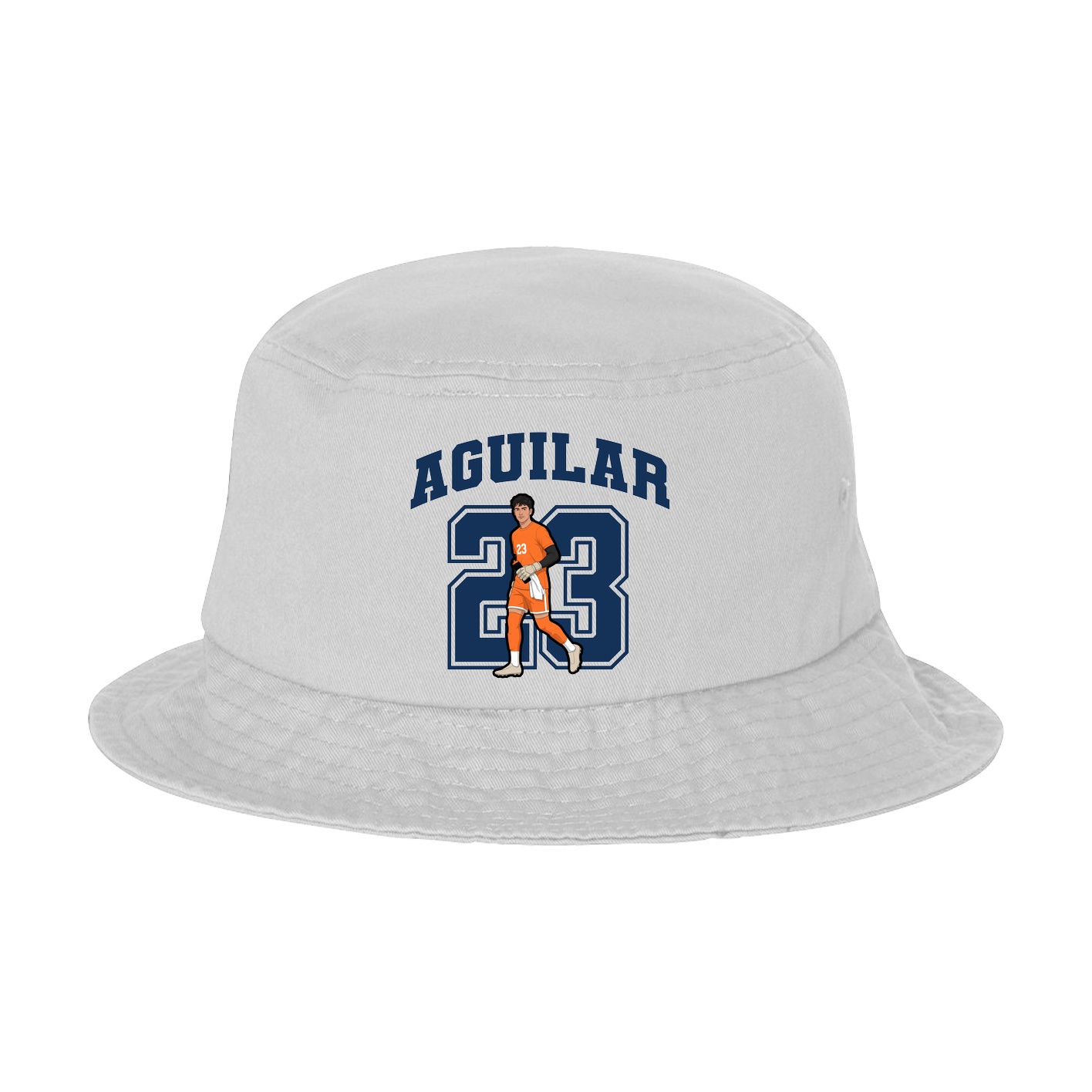Bucket Cap — Number in White