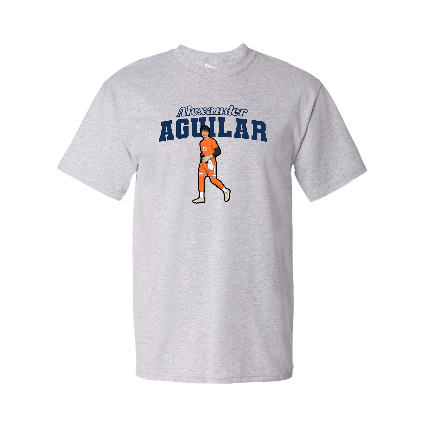 Tee — Name Arch in Grey