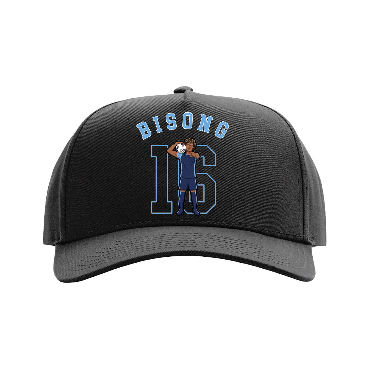 Full Fabric Five-Panel Champ Cap