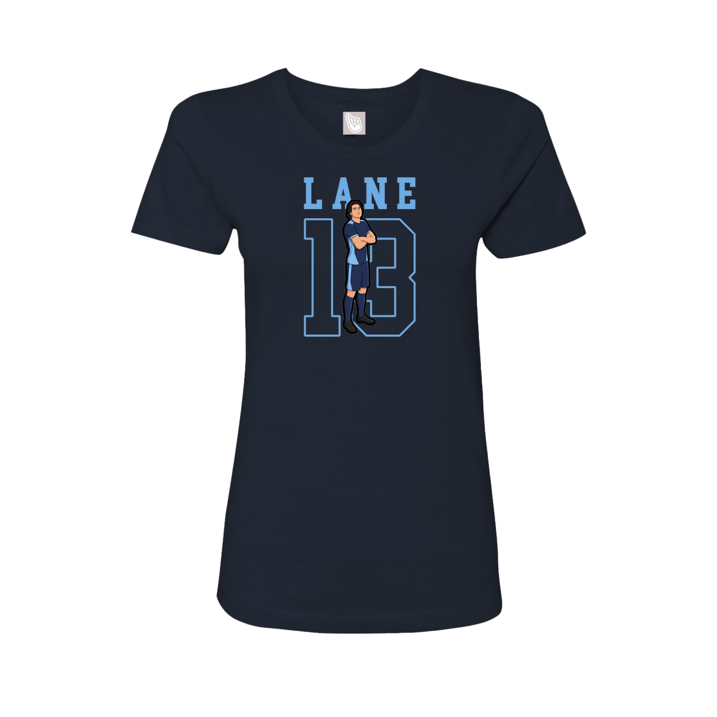 Fitted Women's Tee — Shirsey in Navy