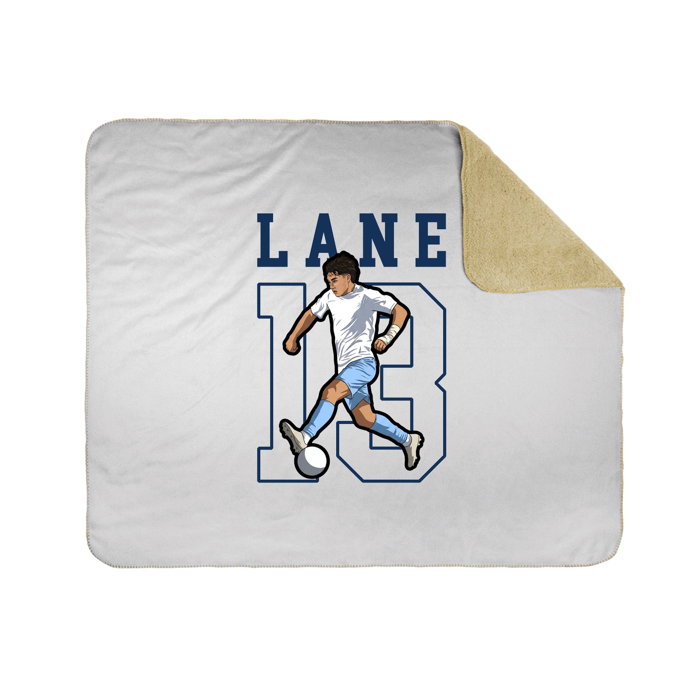 Throw Blanket — Shirsey in White