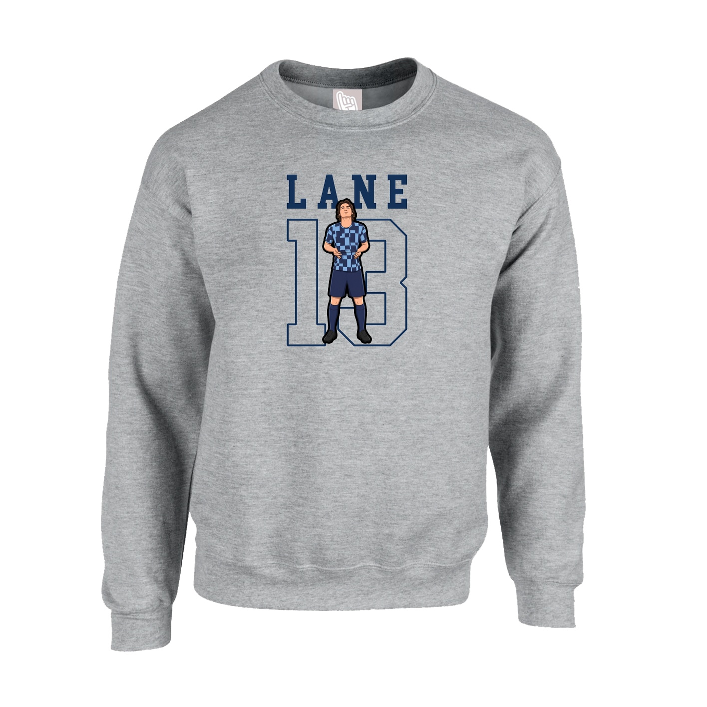 Fleece Crew — Shirsey in Grey