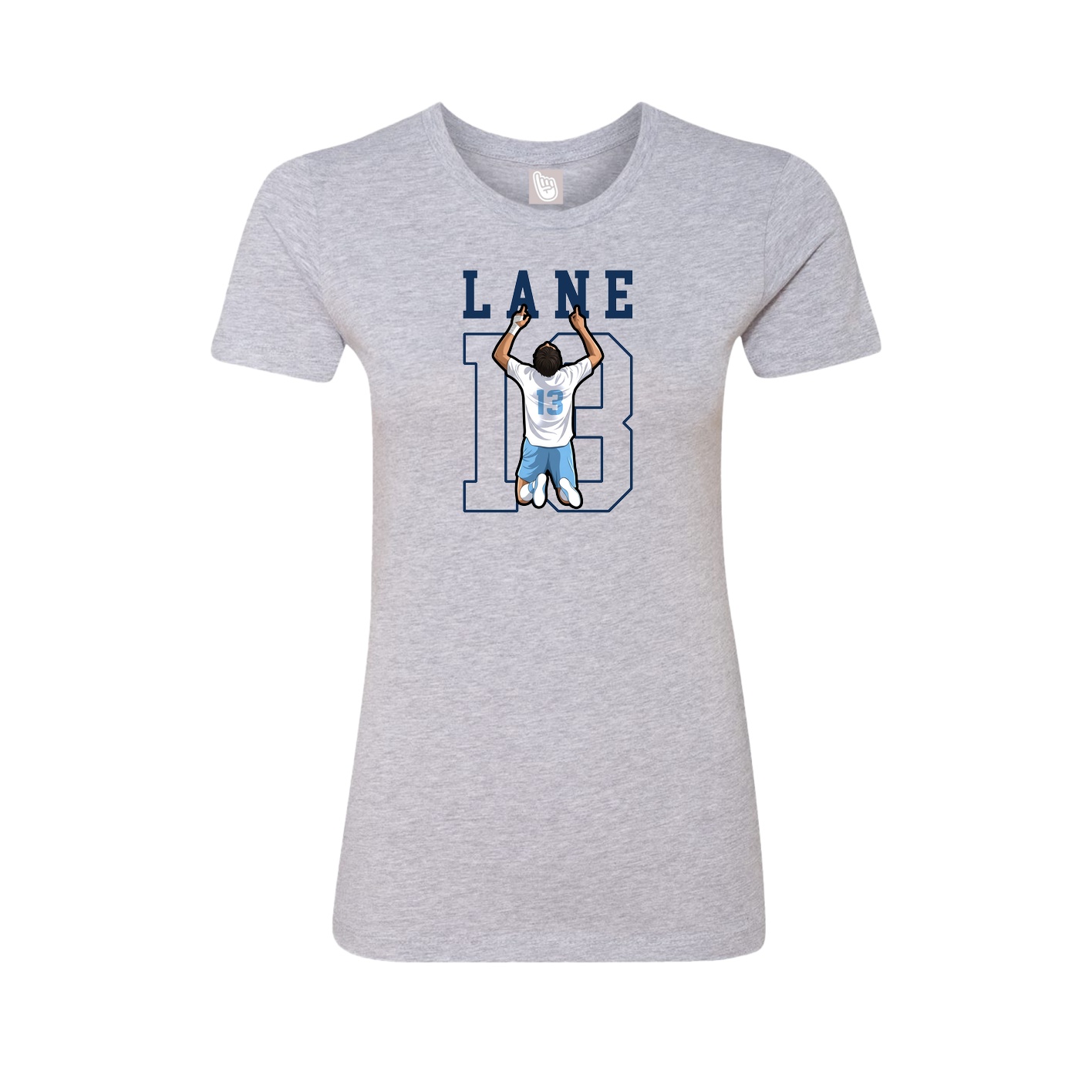 Fitted Women's Tee — Shirsey in Grey
