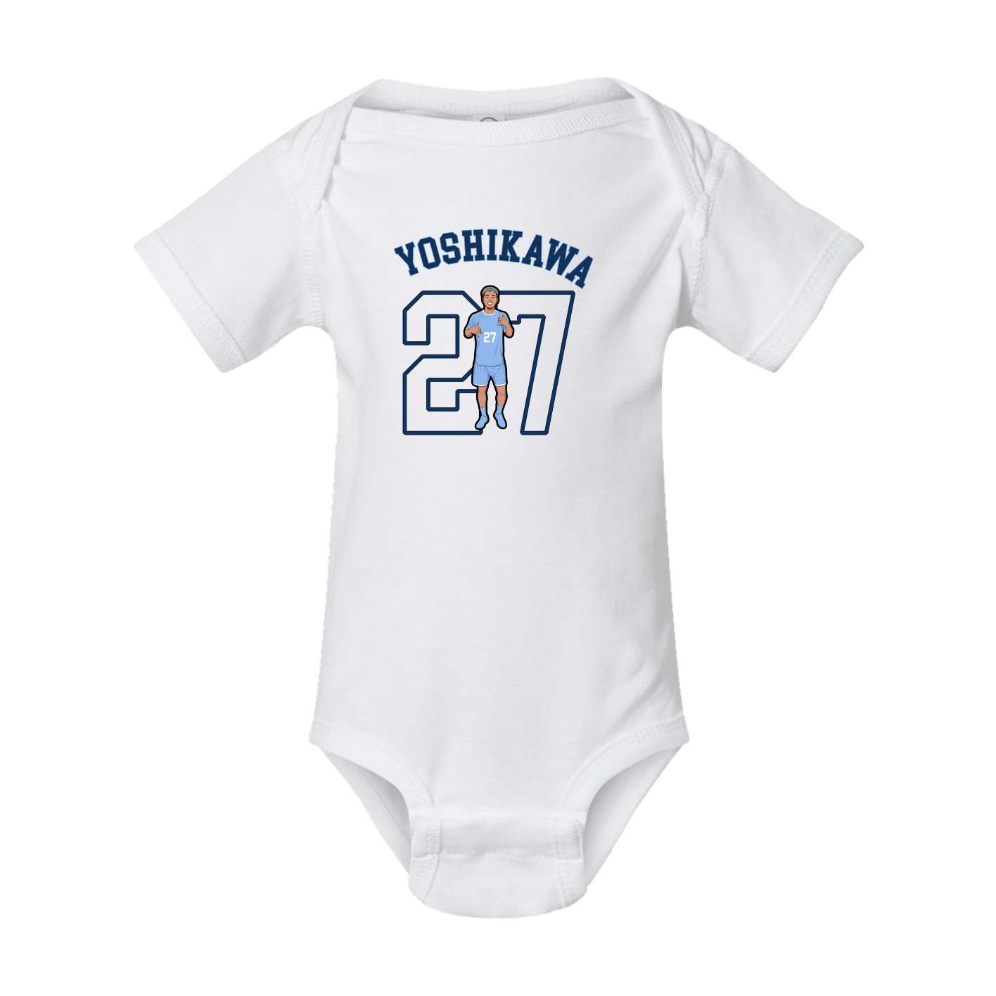 Baby Onesie — Shirsey Arch in White
