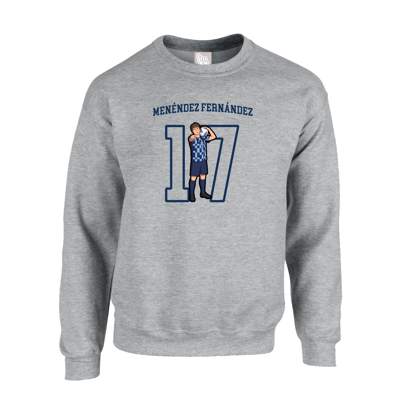 Fleece Crew — Shirsey in Grey