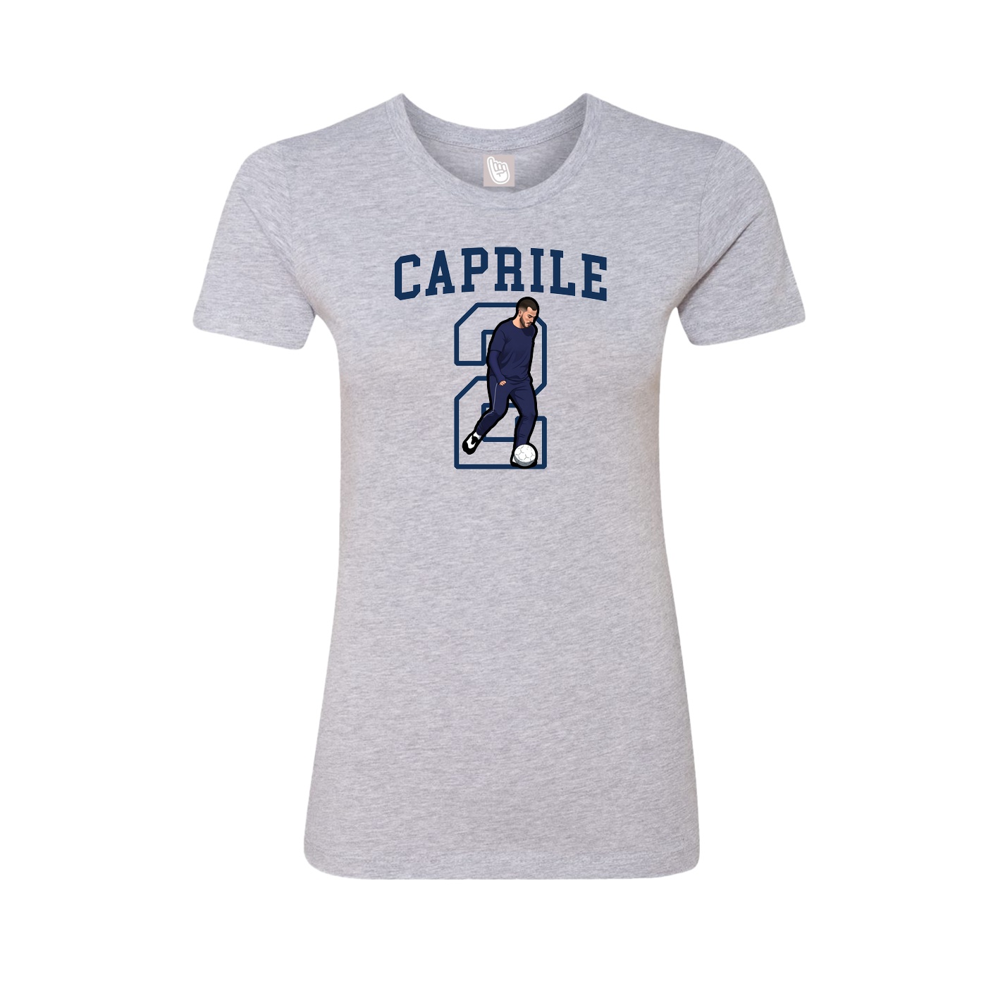 Fitted Women's Tee — Shirsey in Grey