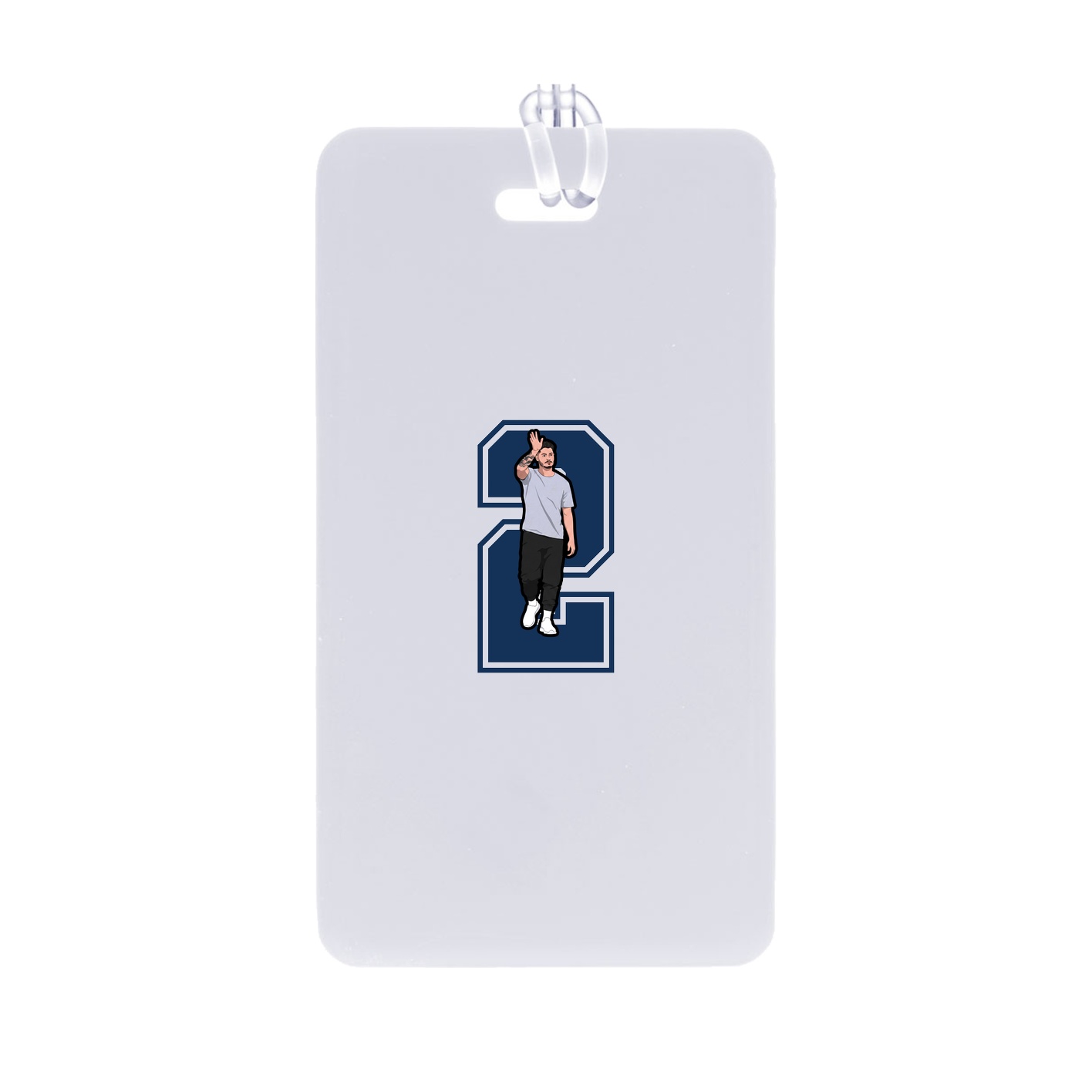 Bag Tag — Number in Classic
