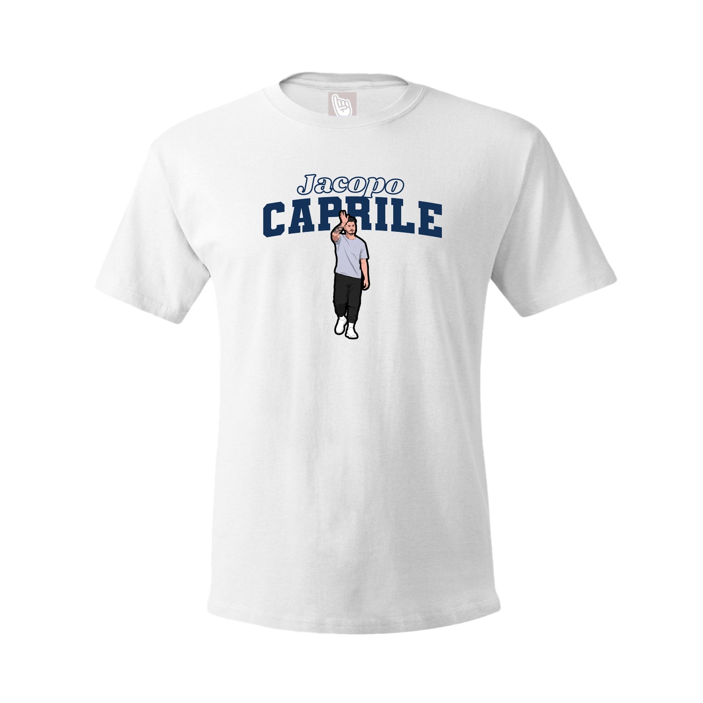 Tee — Name Arch in White