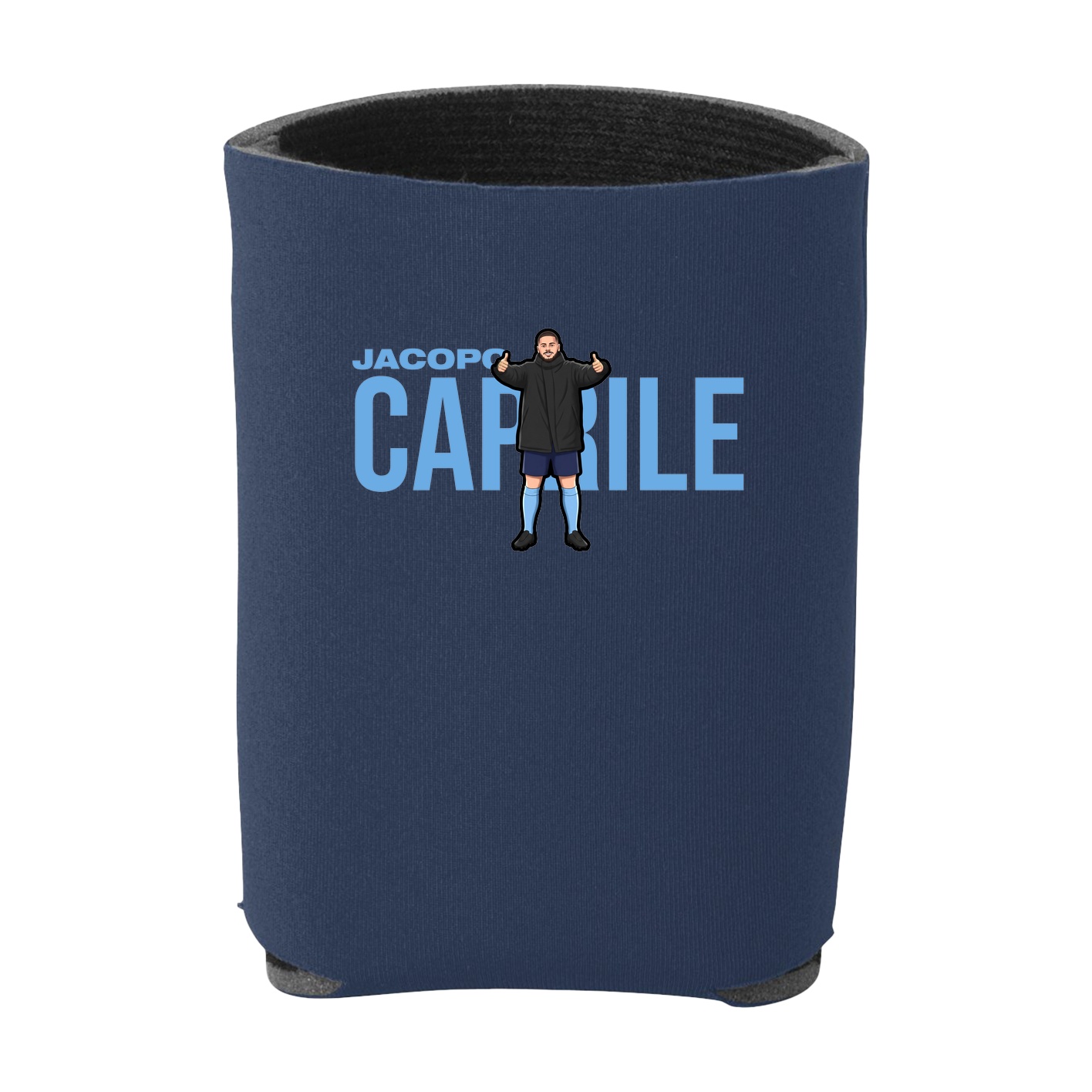 Can Holder — Player Name in Navy
