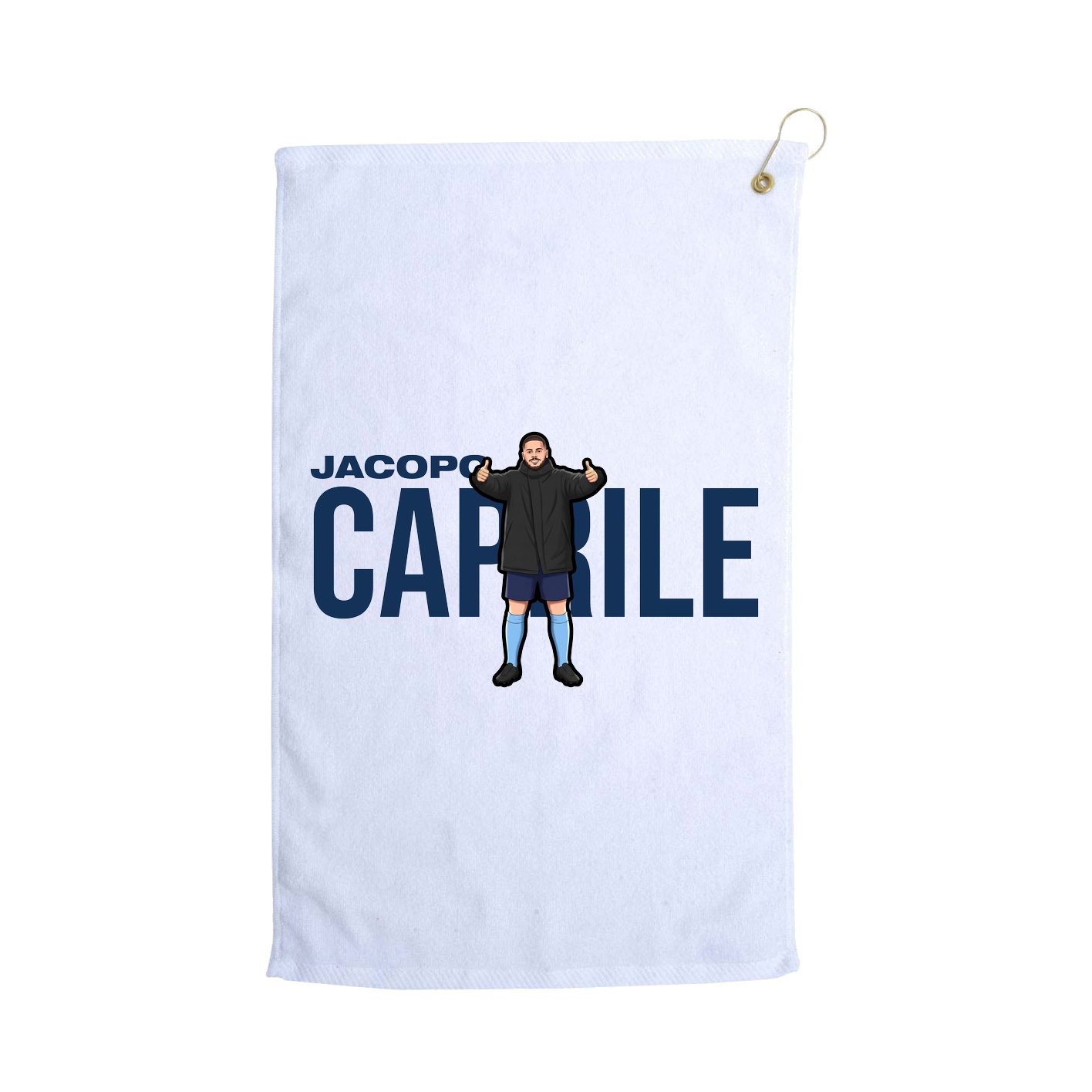 Golf Towel — Player Name in White