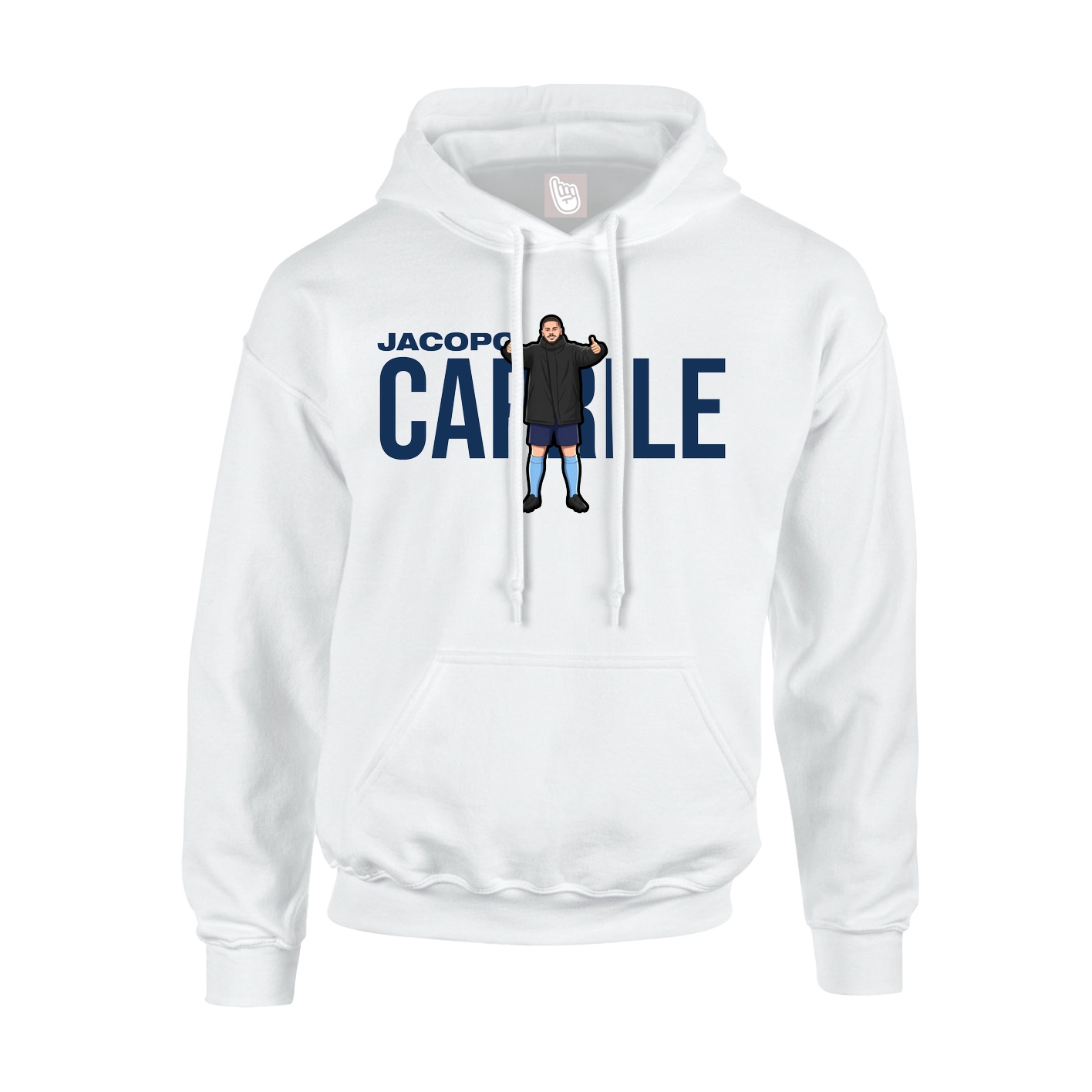 Youth Hoodie — Player Name in White