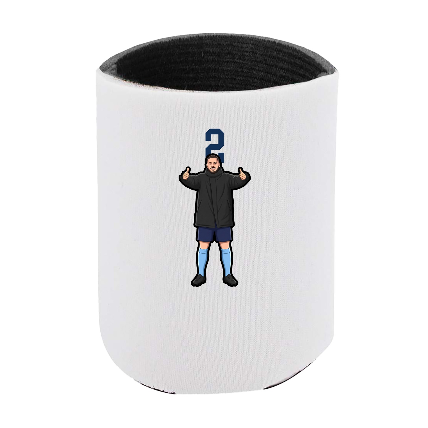 Can Holder — Number Top in White