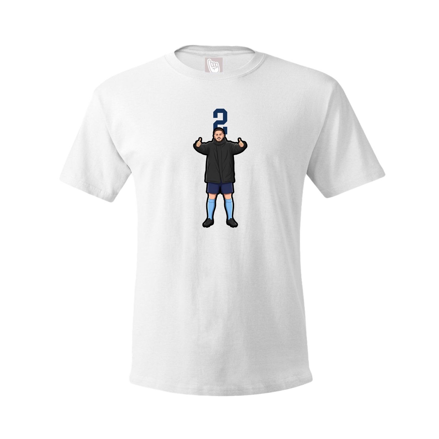 Tee — Number Top in White