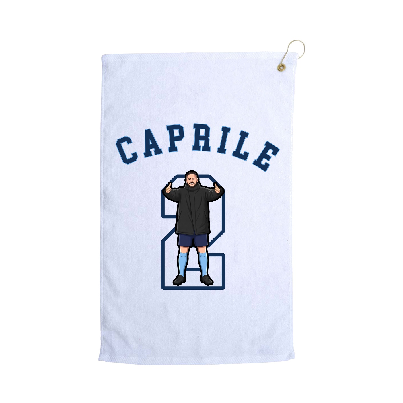 Golf Towel — Shirsey Arch in White