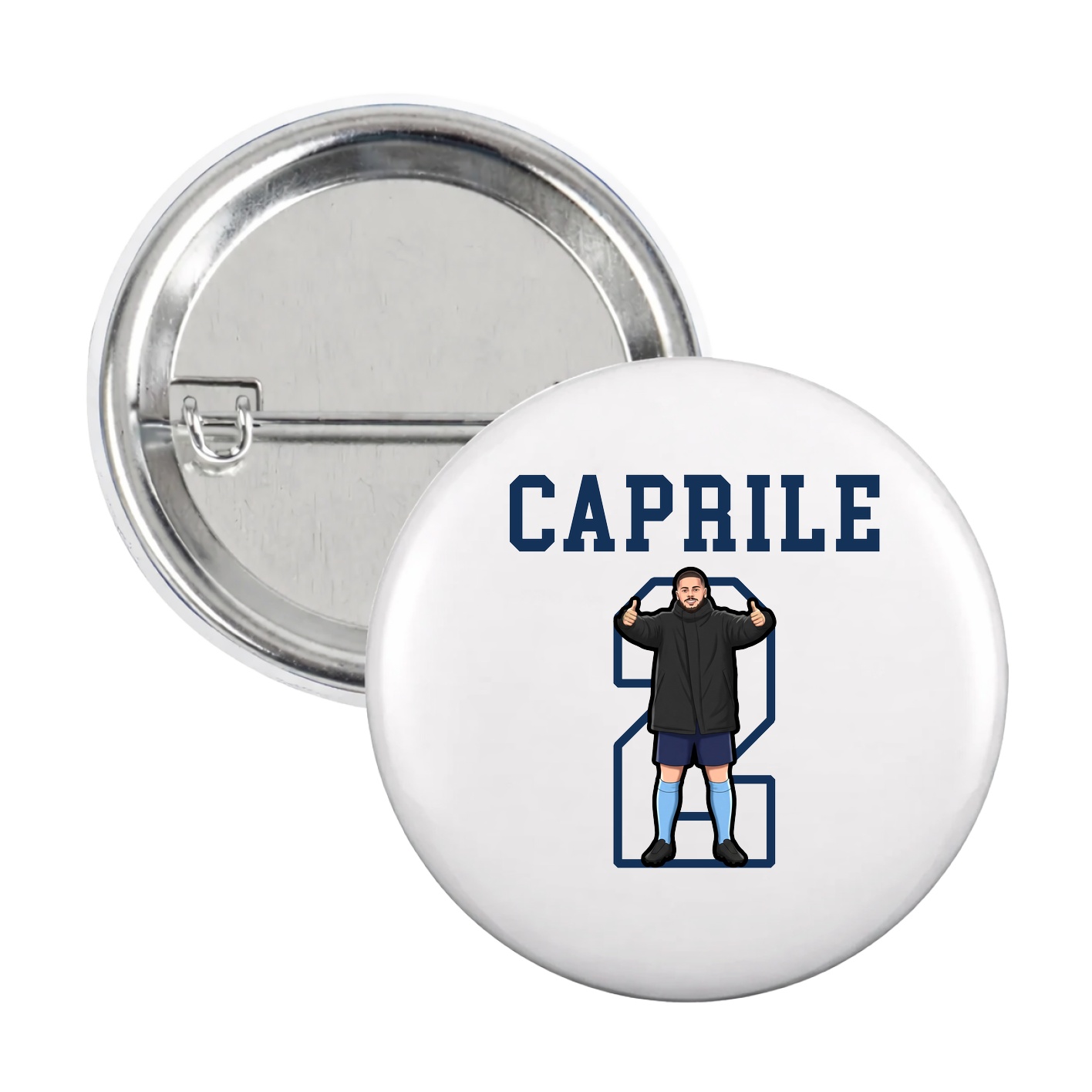 Game Day Button — Shirsey in White