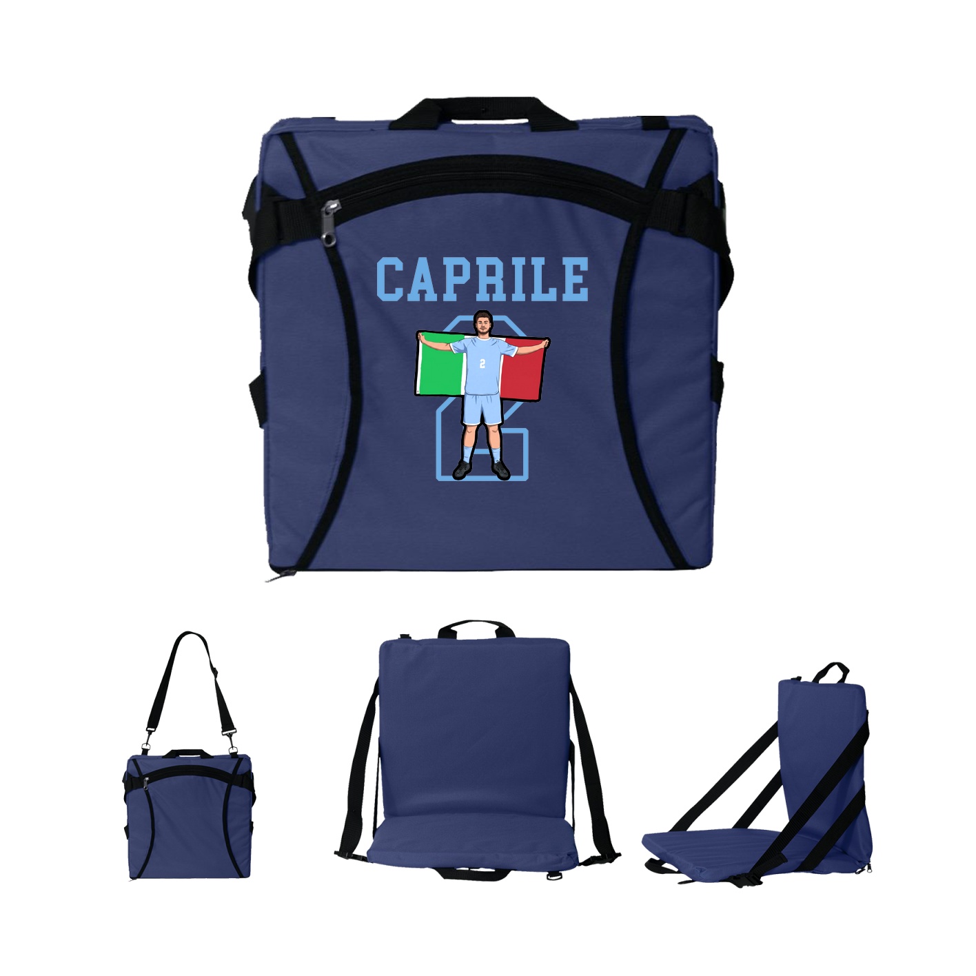 Folding Stadium Seat — Shirsey in Navy