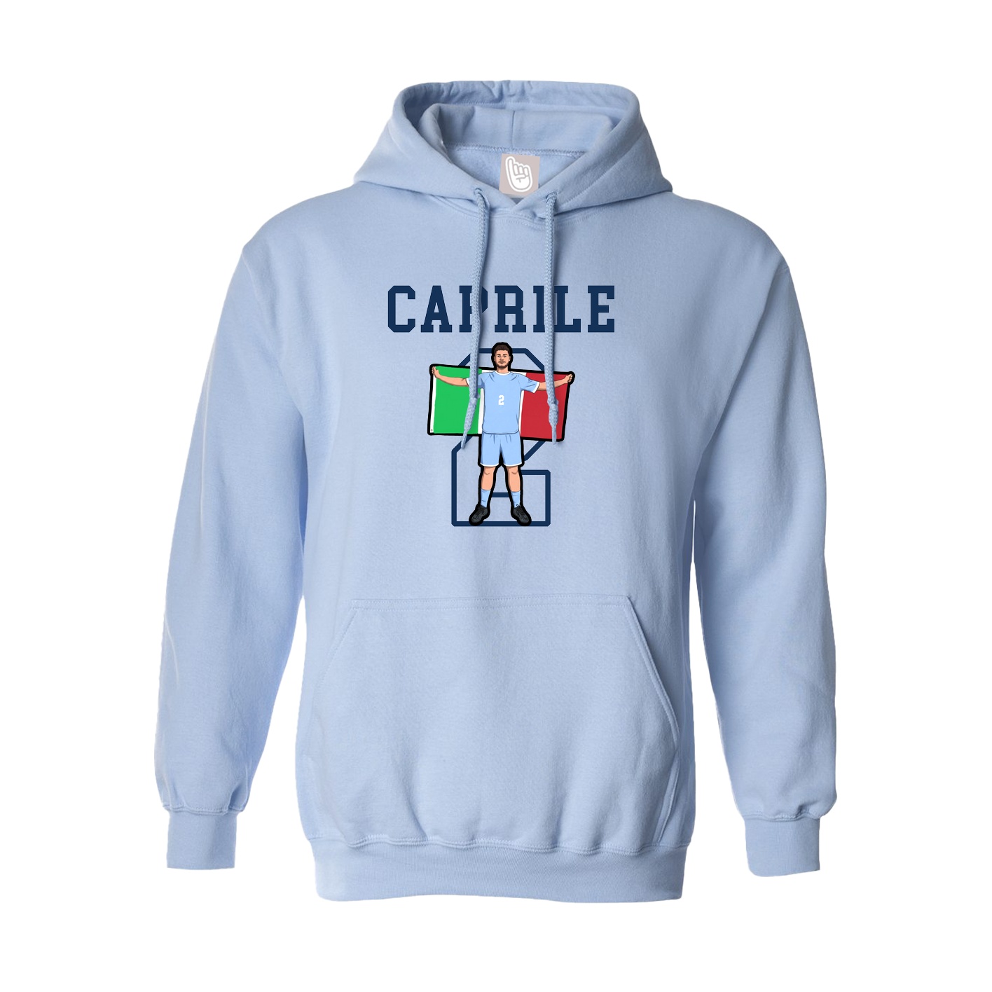 Hoodie — Shirsey in Light Blue