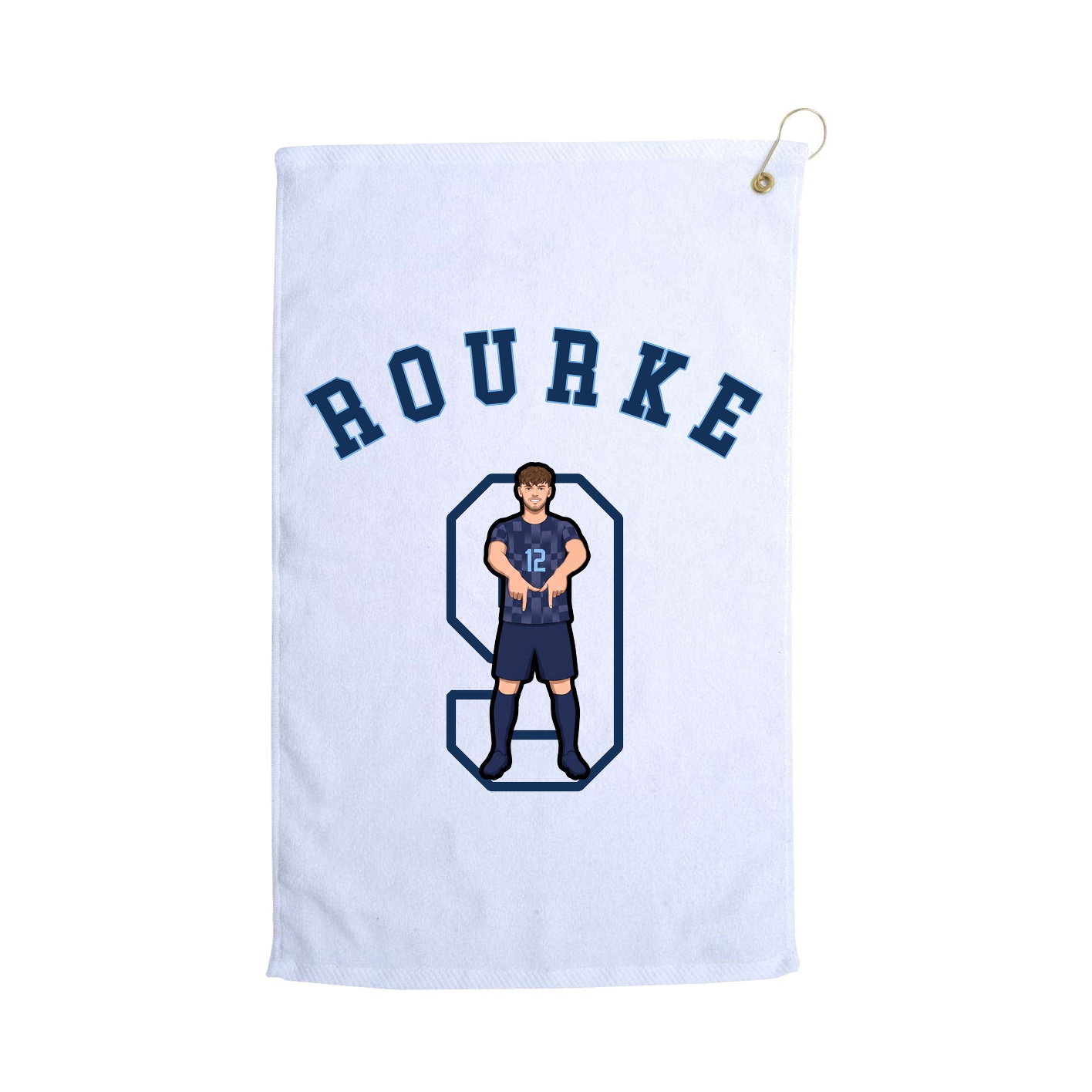 Golf Towel — Shirsey Arch in White