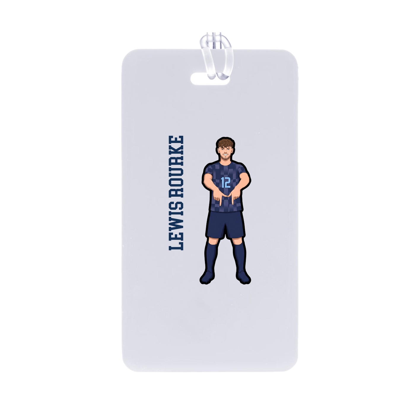 Bag Tag — Name Vertical in Classic