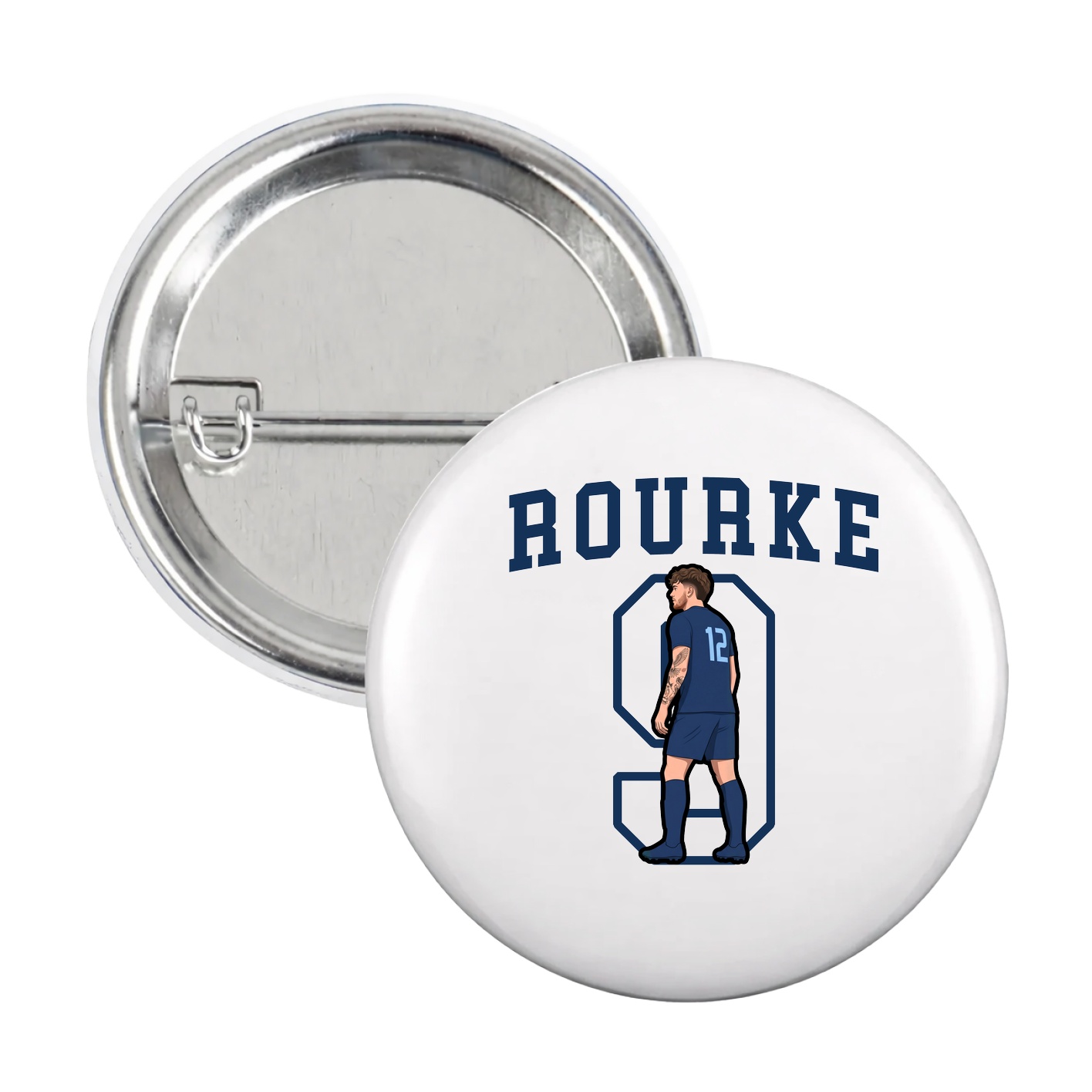 Game Day Button — Shirsey in White