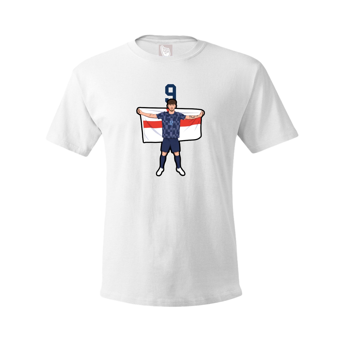 Tee — Number Top in White