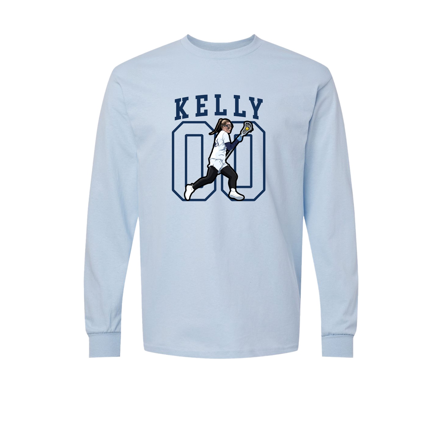 Long Sleeve Tee — Shirsey in Light Blue